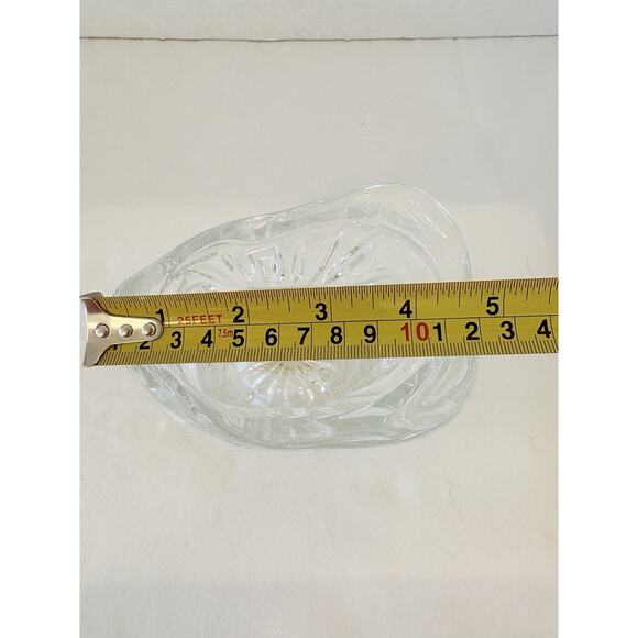 Cristal Christmas Sleigh 24%Lead Crystal Glass Beautiful Cut Details - Picture 12 of 15